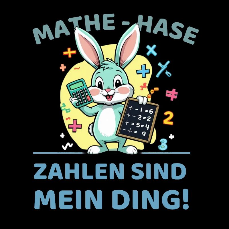 Math bunny with calculation task