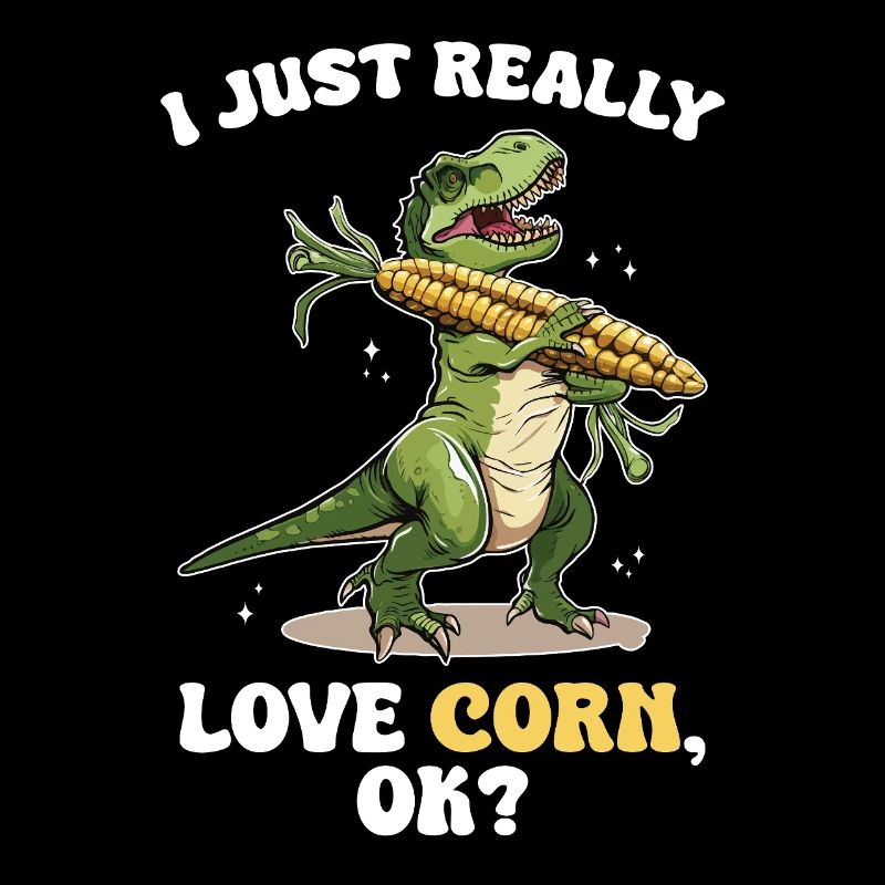 I love Corn T-Rex Dinosaurier lustig