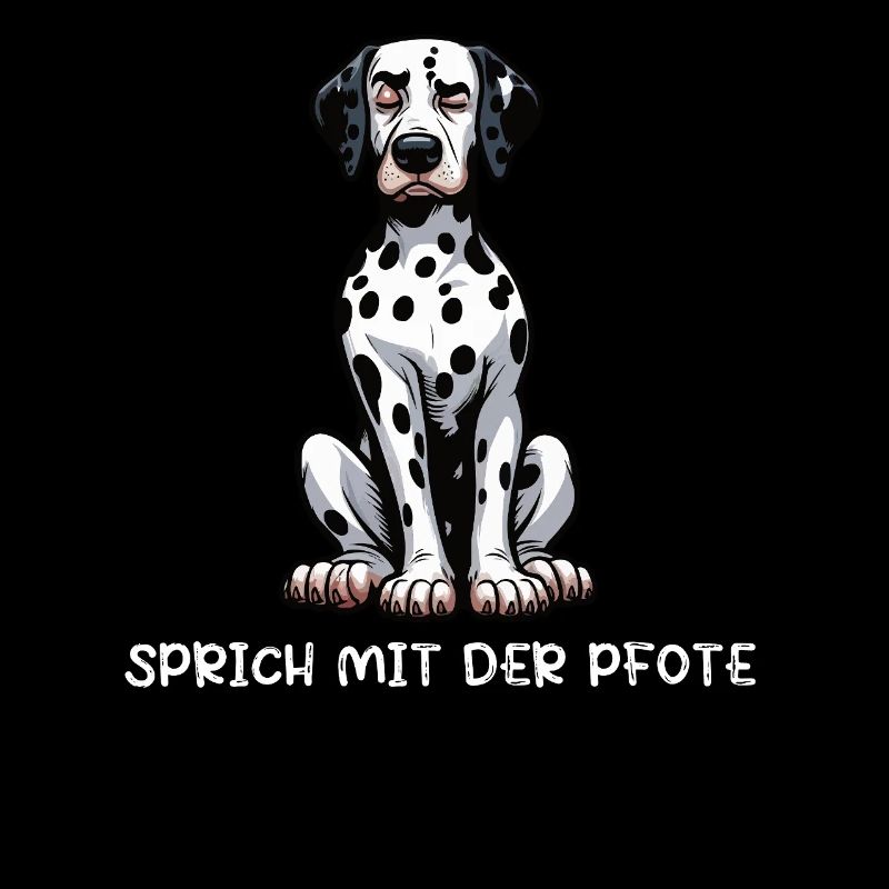 Sprich mit der Pfote Dalmatiner Dalmatinerhalter 