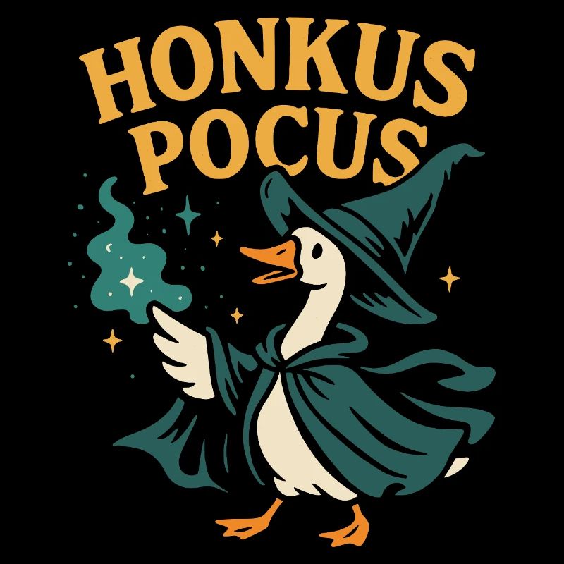 Chemise Honkus Pocus Witch Goose – Drôle d’Halloween