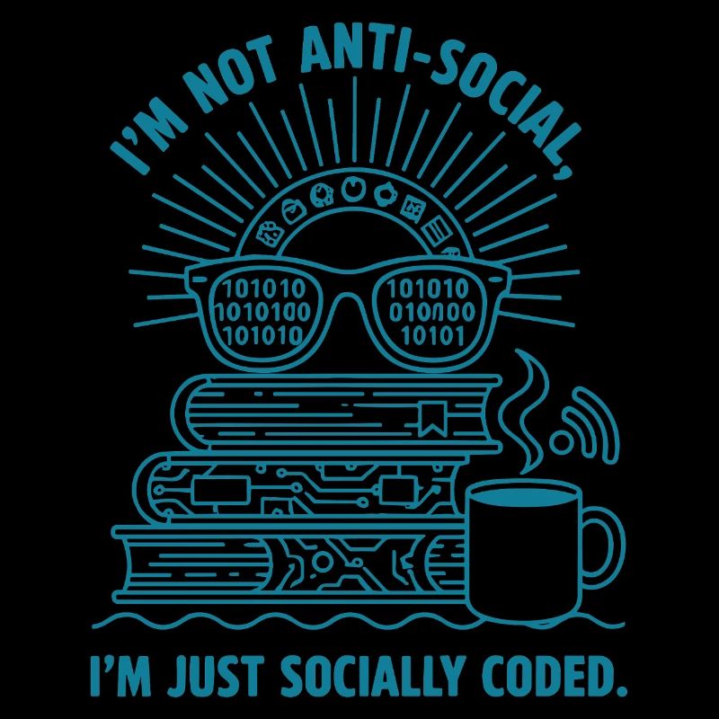 Sozial Codiert: Bücher, Kaffee & Code