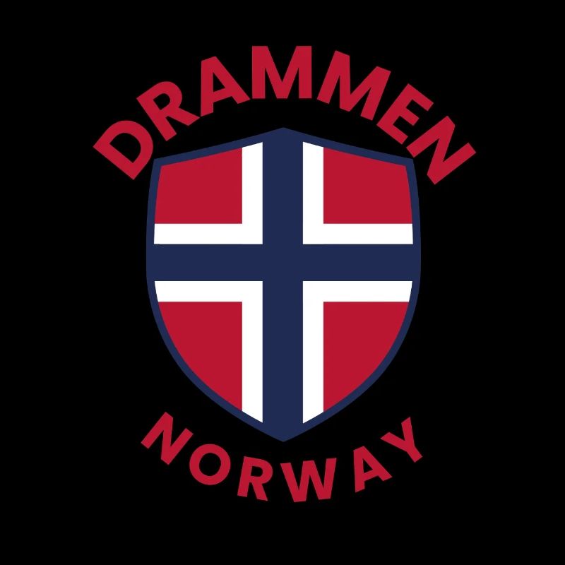 Drammen Norway Shield Emblem