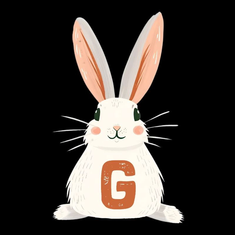 G Letter - Bunny - Personalizable