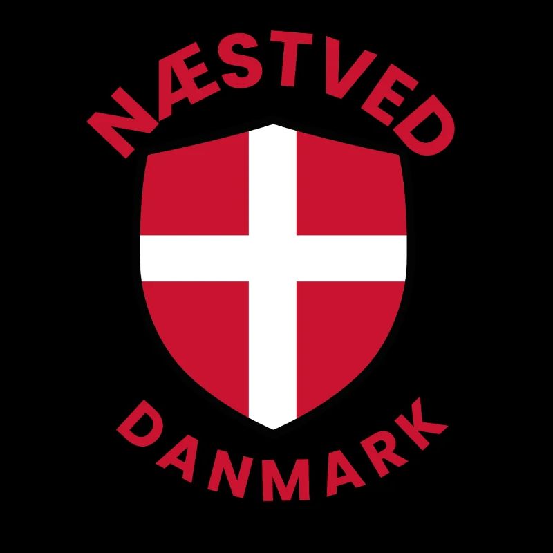 Nästved Denmark Flag Shield