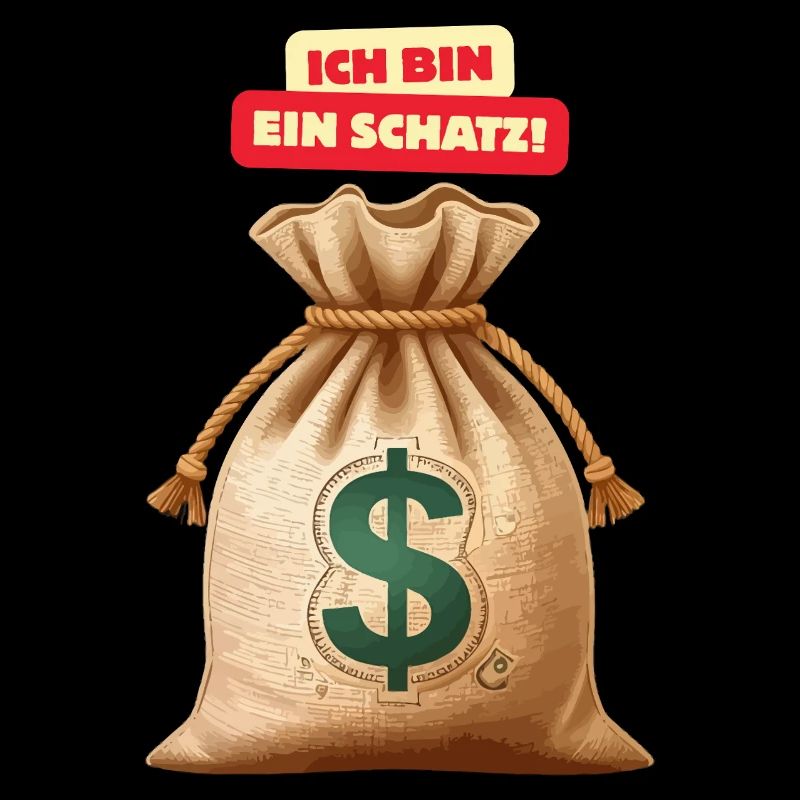 Ich bin ein Schatz Geldsack