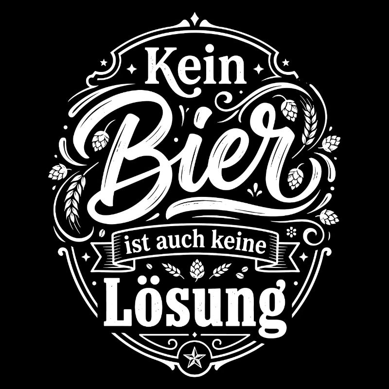 No beer is also no solution humor saying