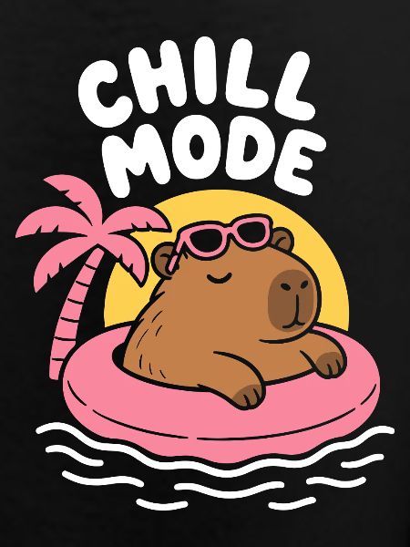 Chill Mode Floating Capybara