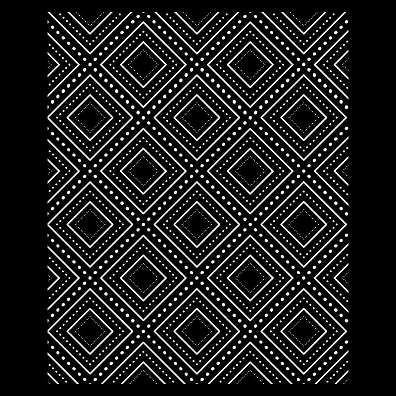 White check pattern - Kook Art