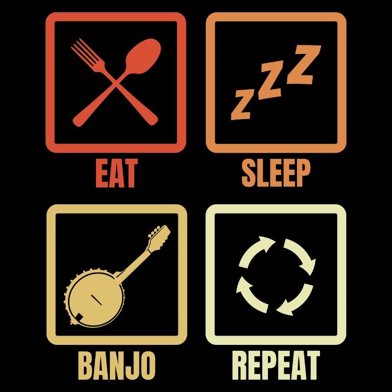 Manger Sommeil Banjo Répéter