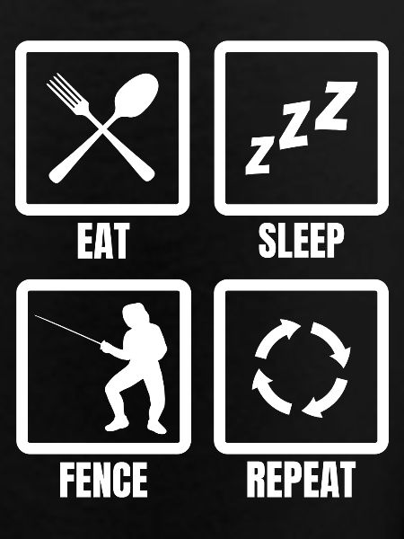 Eat Sleep Fence Repeat