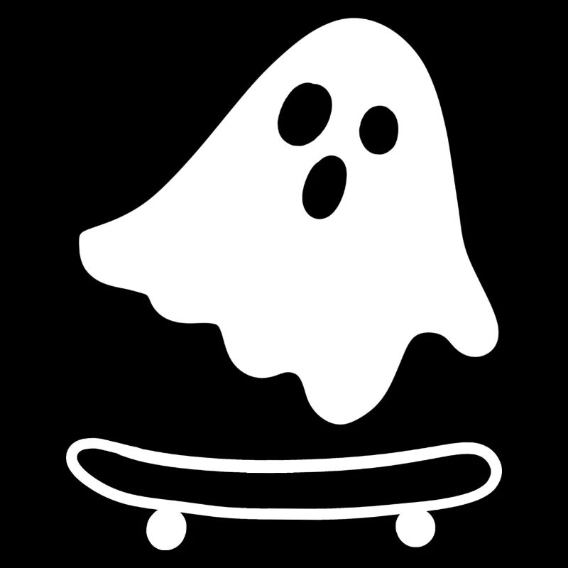 Geist Skateboard Halloween Kostüm Skateboarding