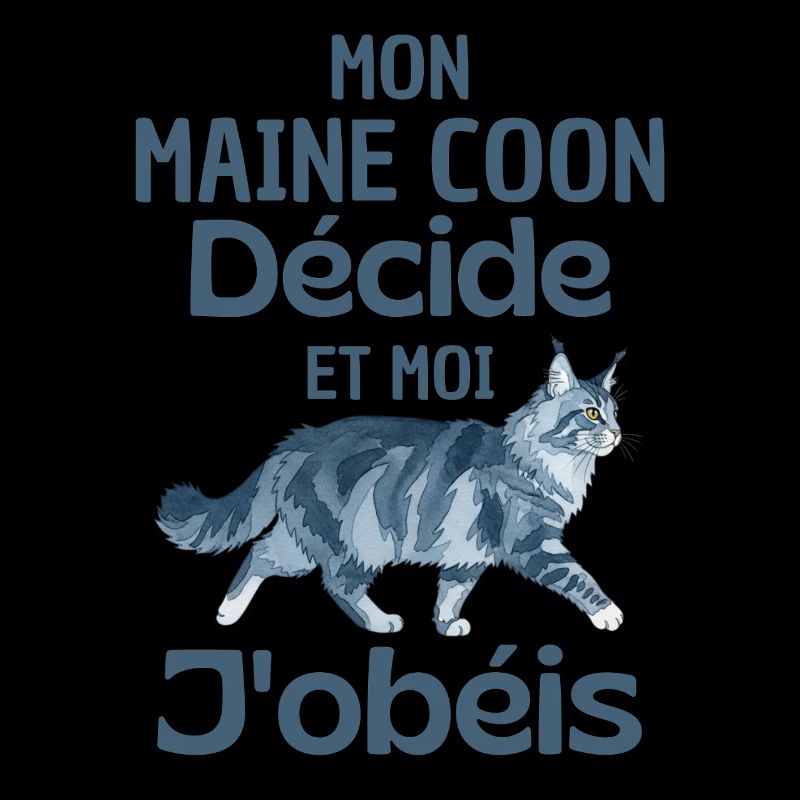 Mon Maine Coon décide et moi obéis