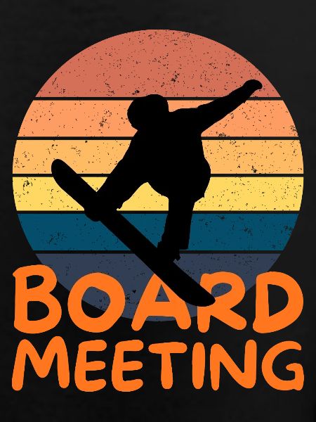 Snowboarding Board Meeting