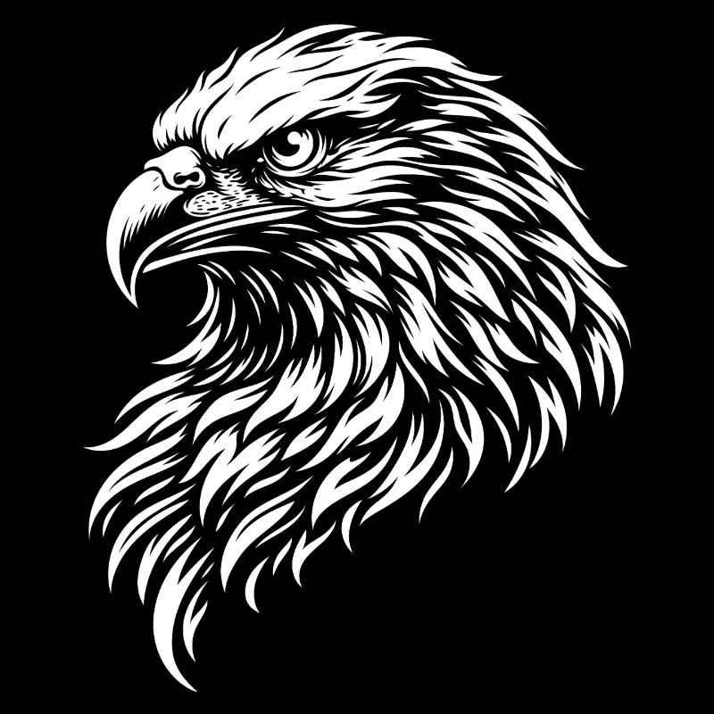 Eagle Tribal Eagle Head – Mystical Wild Animal Motif