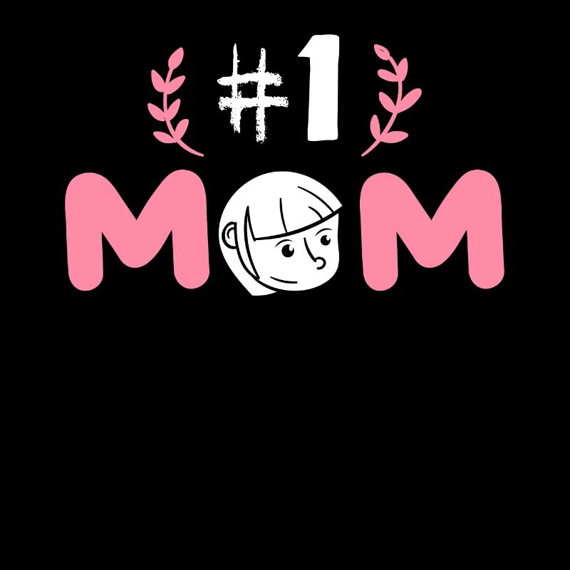 #1 Mom Mutter Muttertag Liebe Geschenk Idee