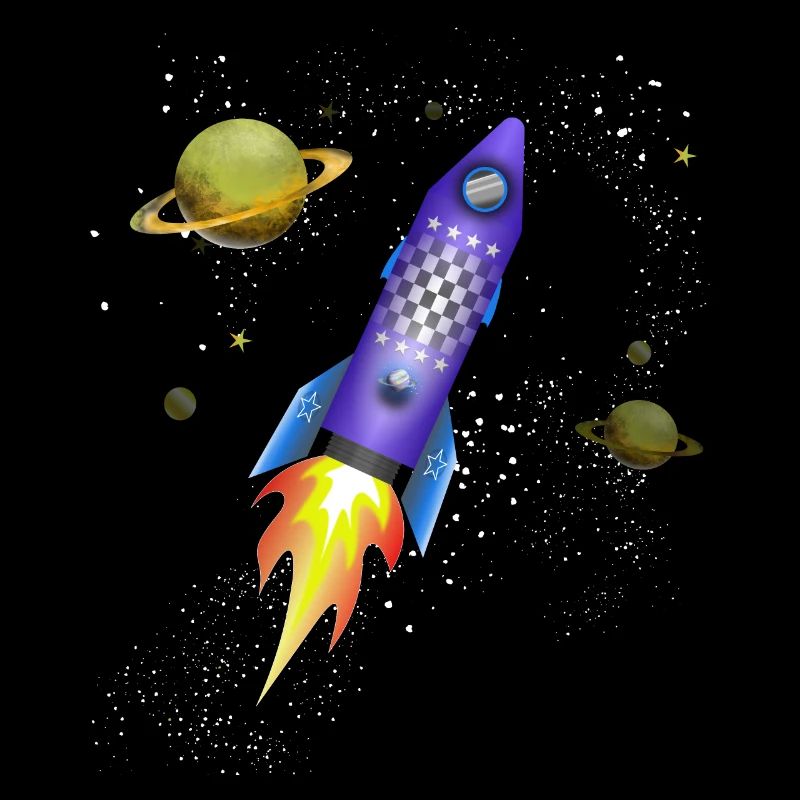 Fusée dans l'espace