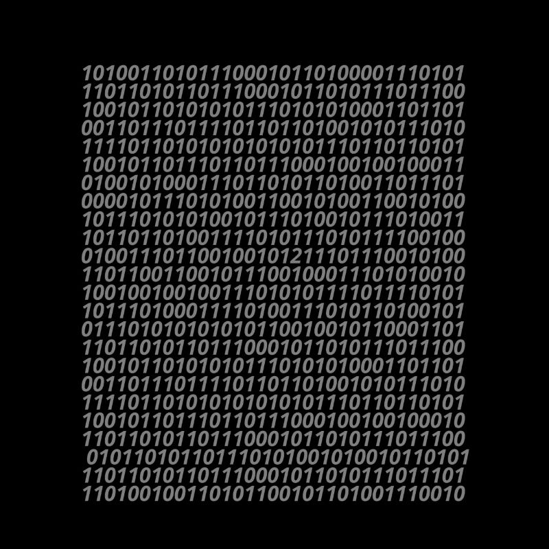 Binary code logo