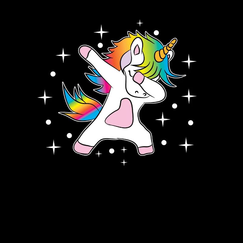 Einhorn Dab Regenbogen