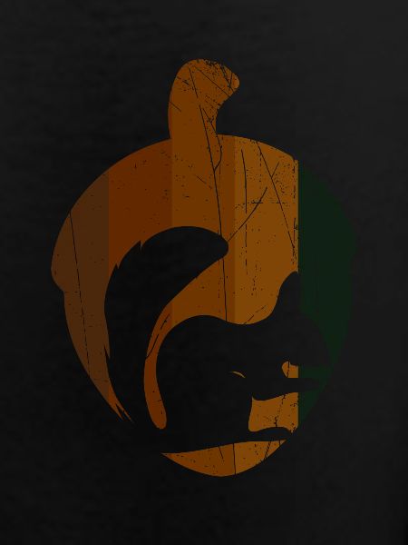 Squirrel hazelnut - design