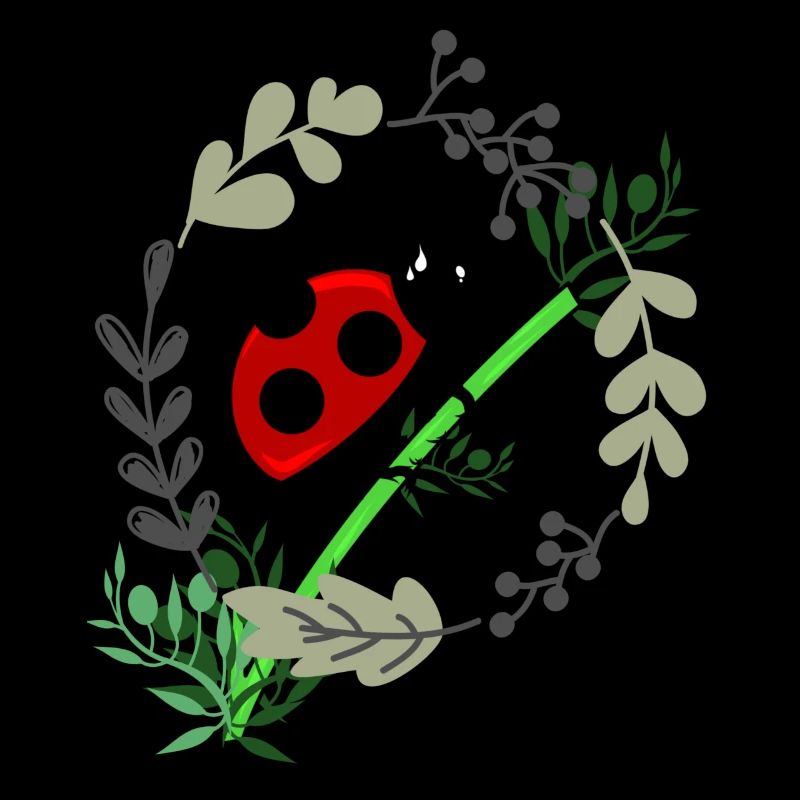 Ladybug botany comic style