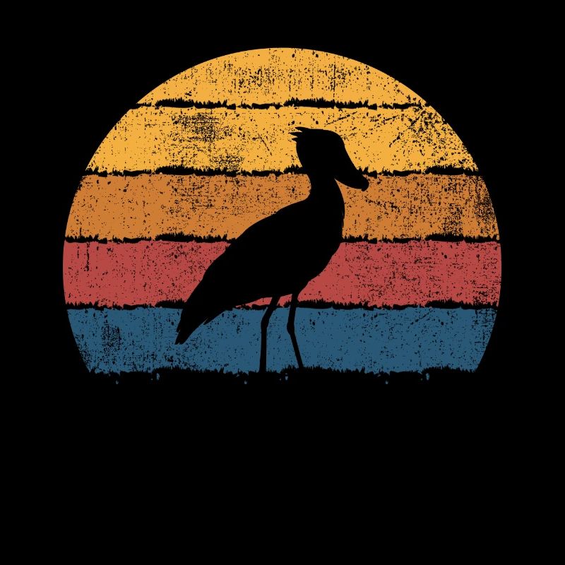 Schuhschnabel Vogel