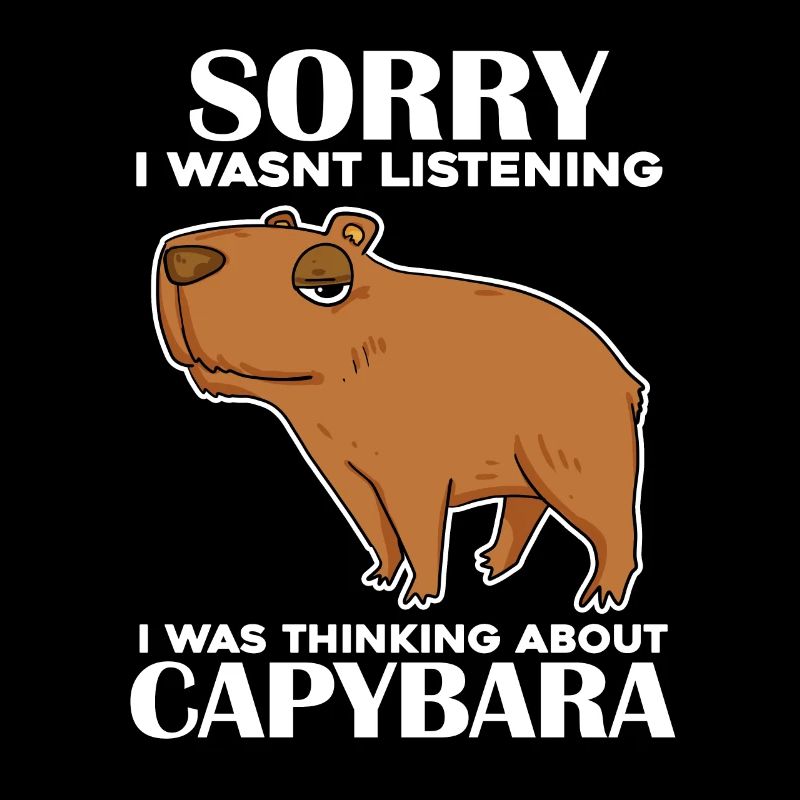 Capybara Wasserschwein Geschenk