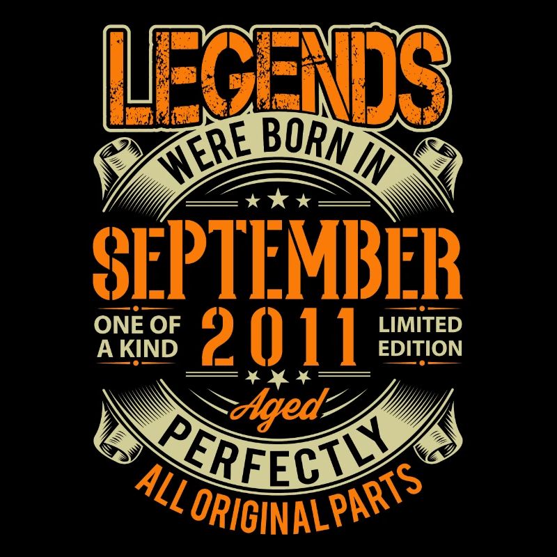 Légende d’anniversaire de septembre 2011