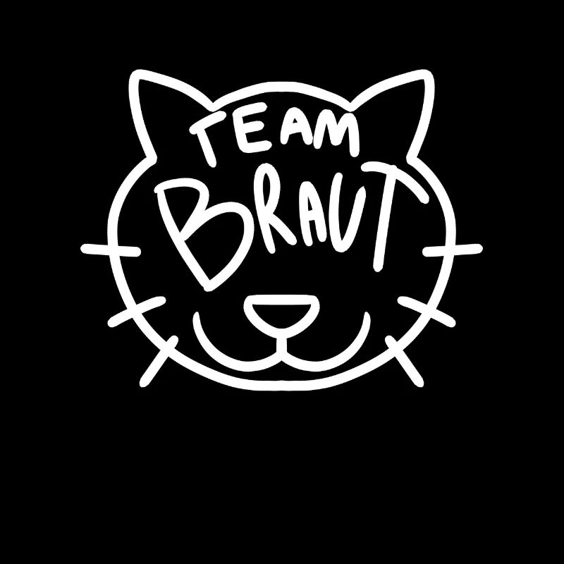 Team Braut Hochzeitsfeier Katze