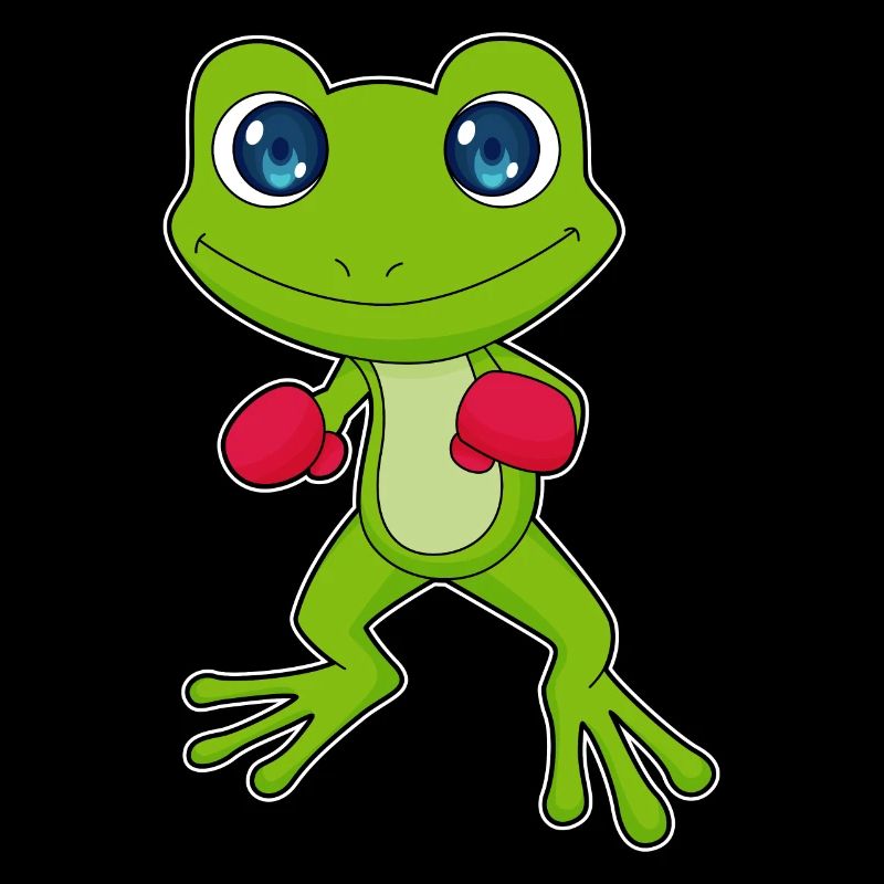 Gants de boxe boxeur grenouille