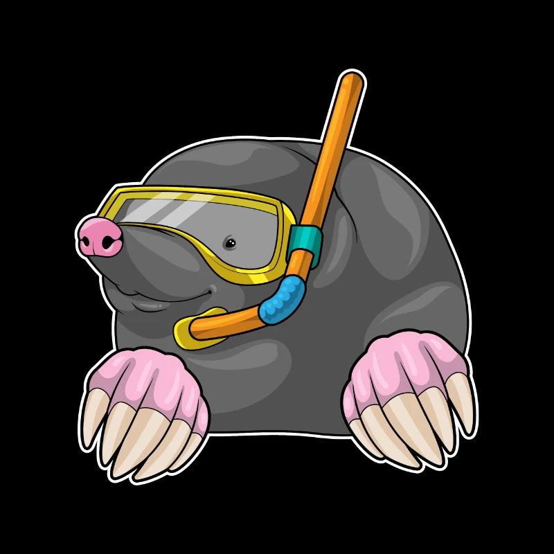 Mole Diver Snorkel Diving
