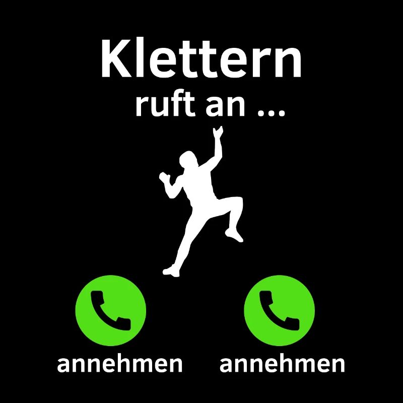 Klettern ruft an - annehmen oder annehmen?