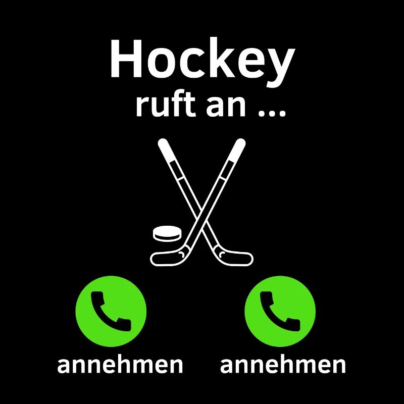 Hockey ruft an - annehmen oder annehmen?