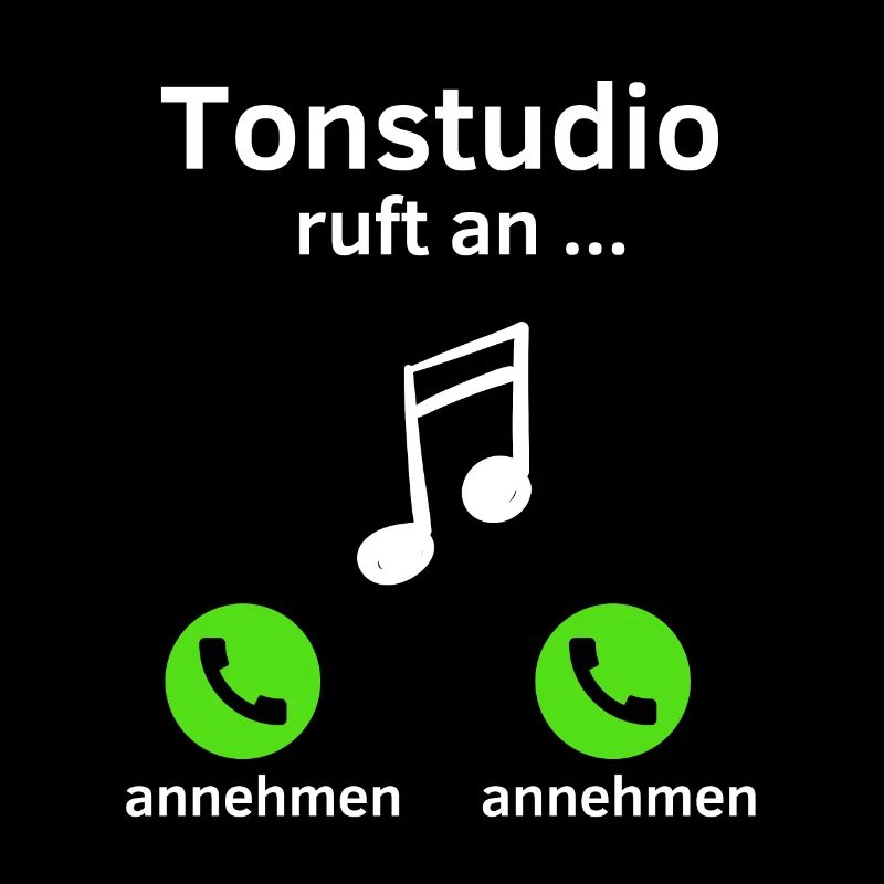 Tonstudio ruft an - annehmen oder annehmen?