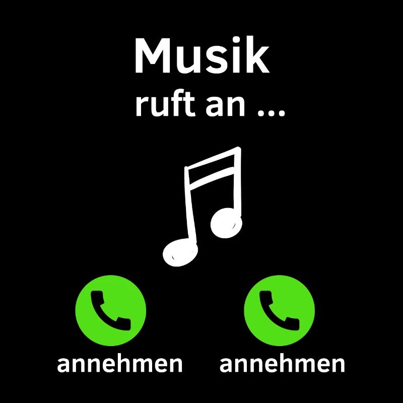 Musik ruft an - annehmen oder annehmen?
