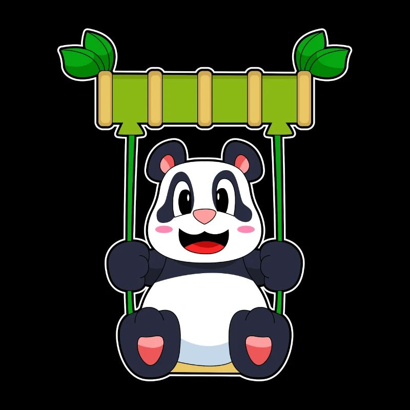 Balançoire en bambou Panda