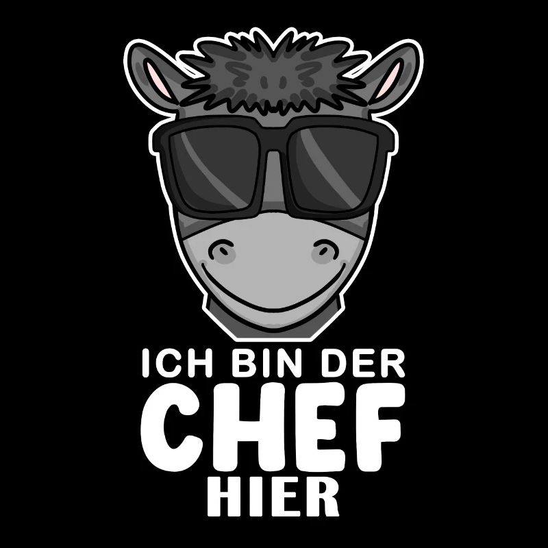 Cool Esel Chef Spruch