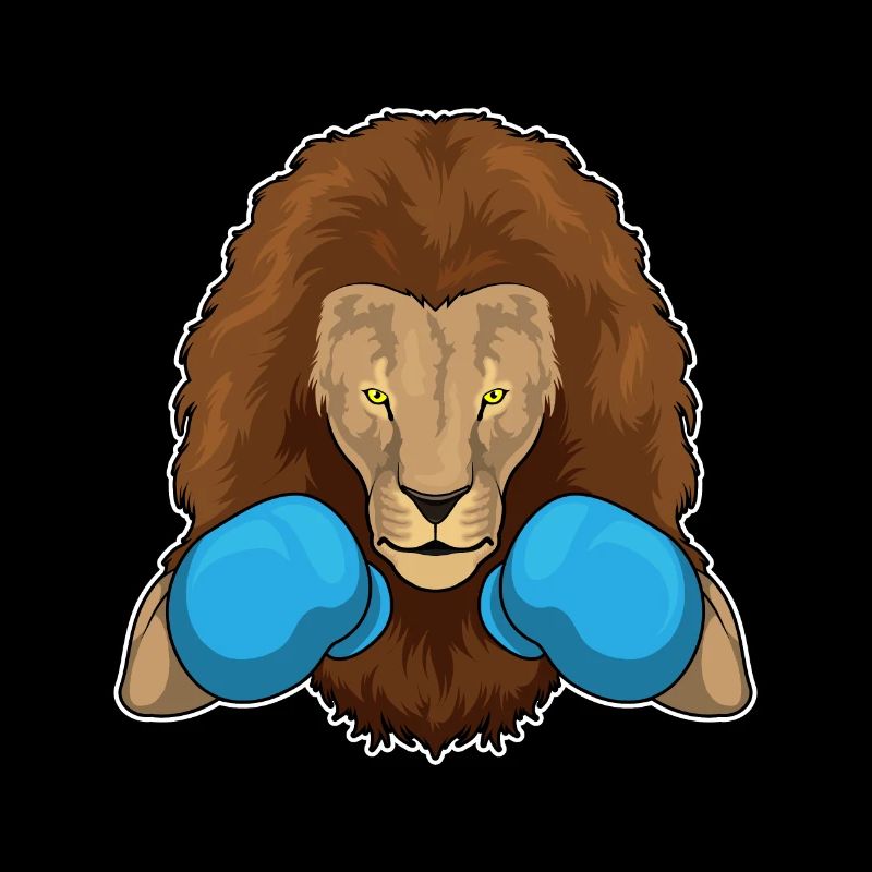 Löwe Boxer Boxhandschuhe Boxen