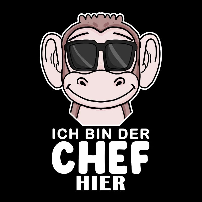 Cool Affe Chef Spruch Sonnenbrille