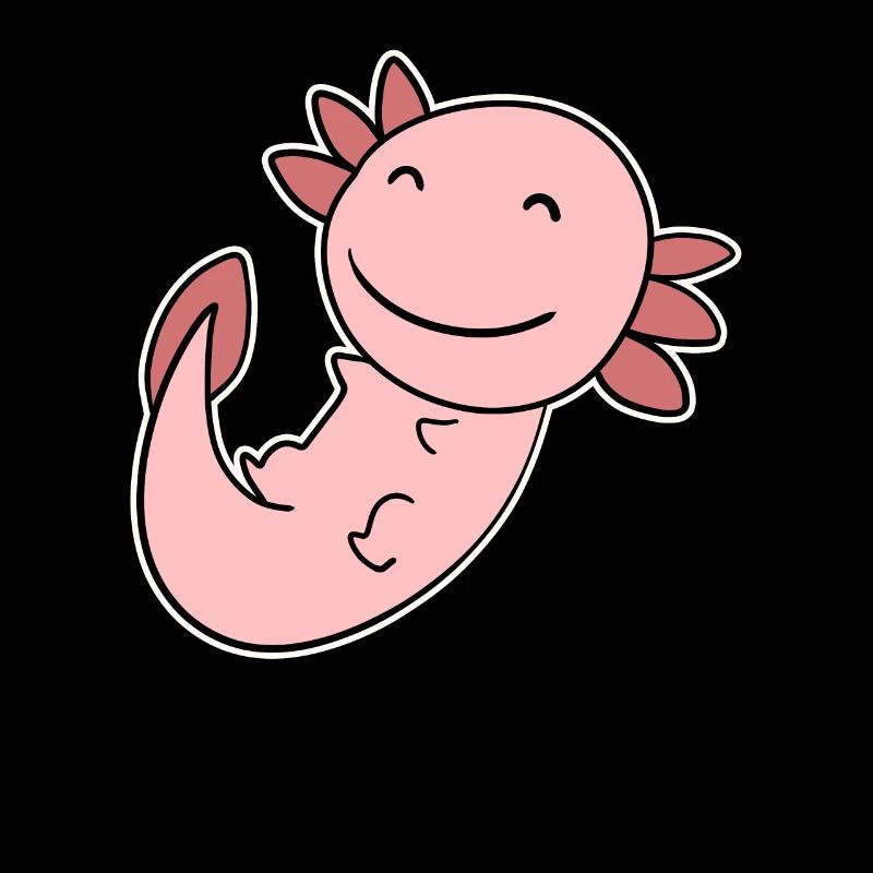 Axolotl Motiv Kinder Niedlich