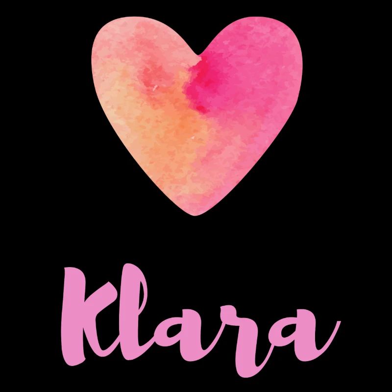 Klara Rosa Herz Mädchen Aesthetic Outfit Tee