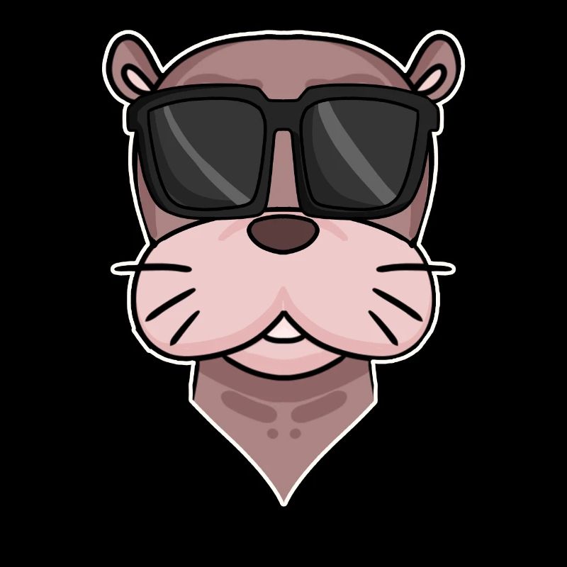 Cooler Seelöwe mit Sonnenbrille