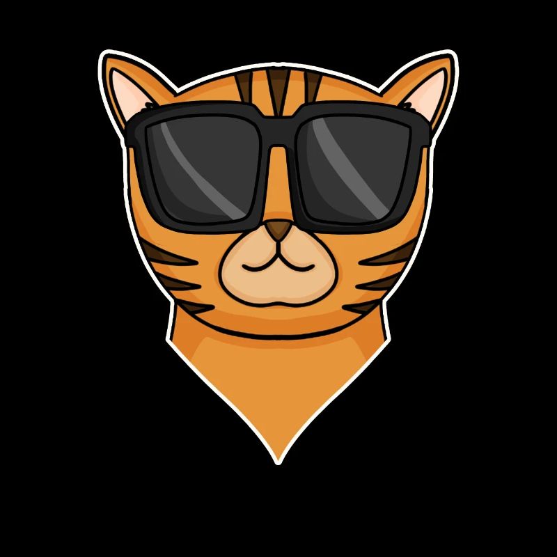 cool cat with sunglasses