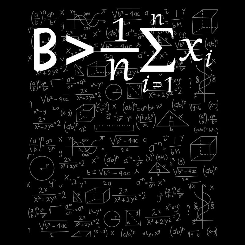 Math inspiration Be Greater Than Average