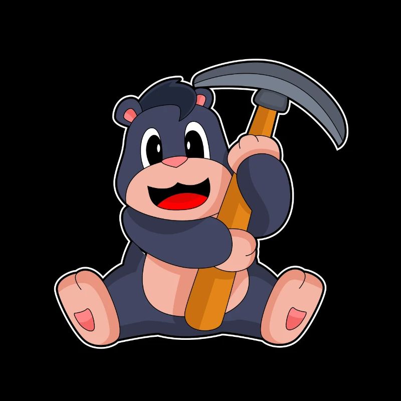 Mole Miner Pickaxe Mining