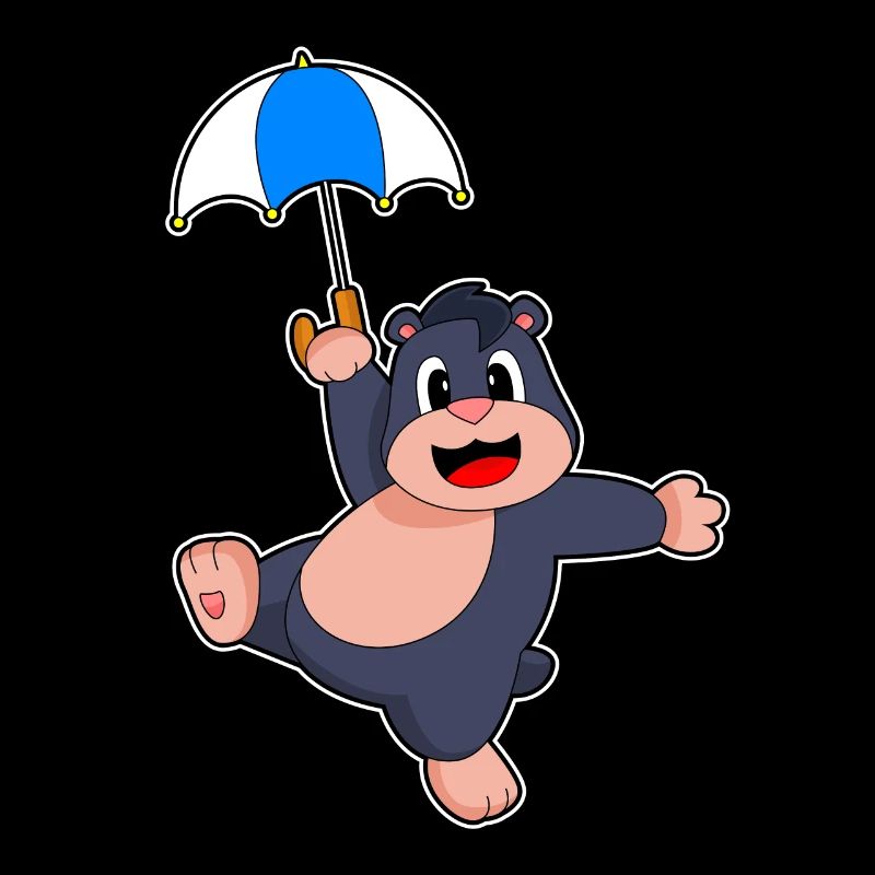 Maulwurf Regenschirm