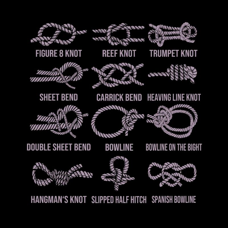 Sailing, sailboat, sailing knots, knotting