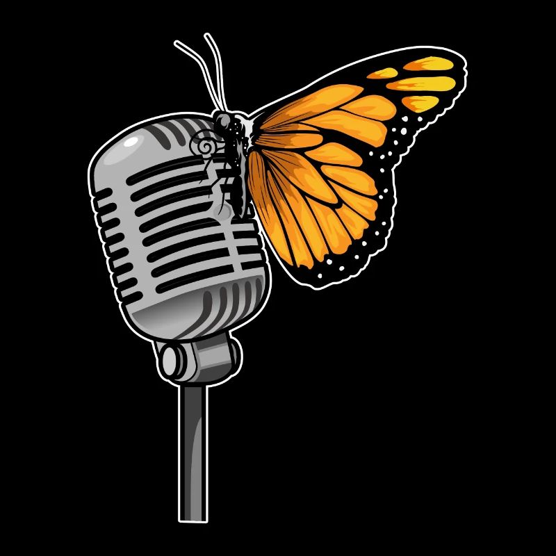 Chant papillon Chant au micro