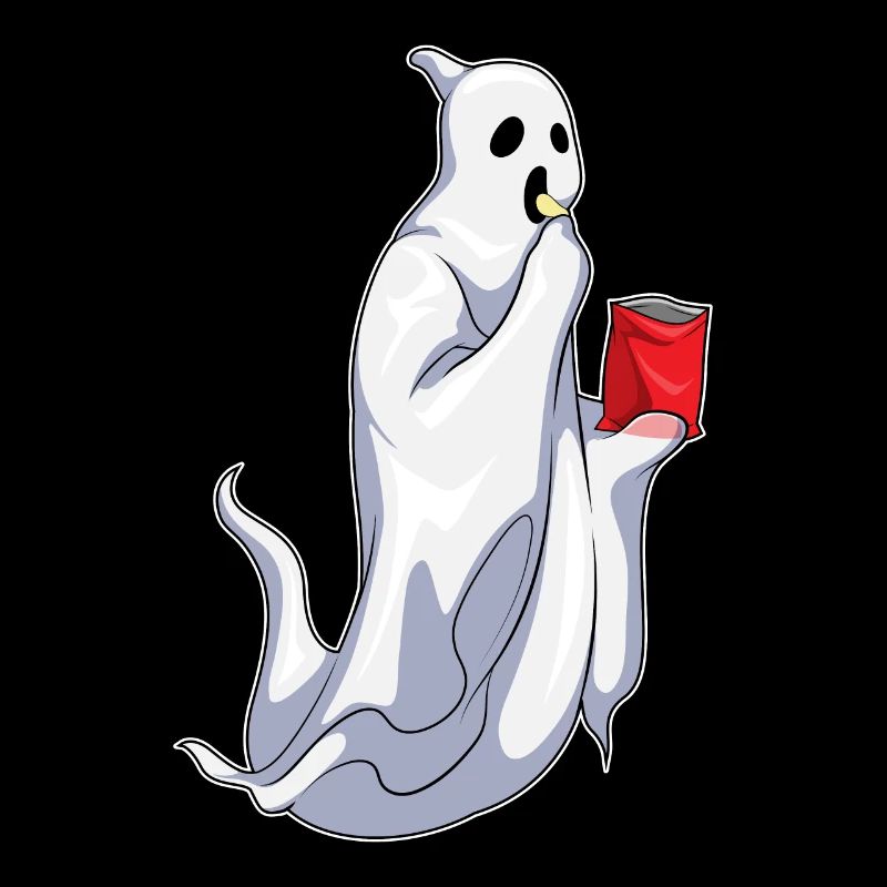 Ghost Halloween Potato Chips