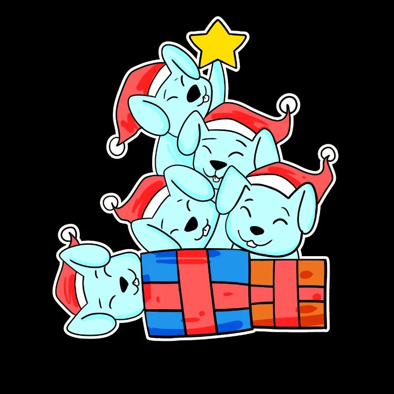 Lapin Arbre de Noël Noël