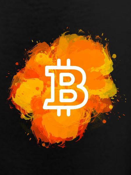 Bitcoin Crypto Cryptocurrency Splash
